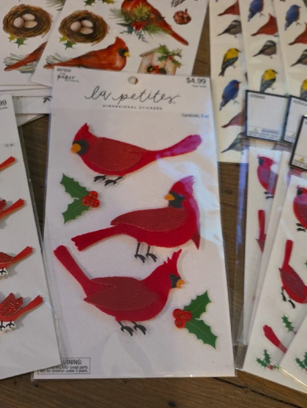 Assorted Bird Stickers: 19 Packs - Scrapbooking / Crafts. NEW